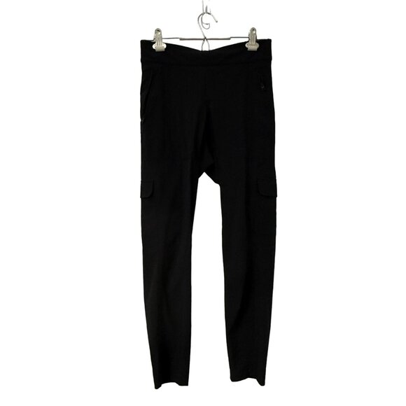Athleta Black Chelsea Utility Cargo Pull On Jogger Pants Womens Size 4 - Picture 2 of 6